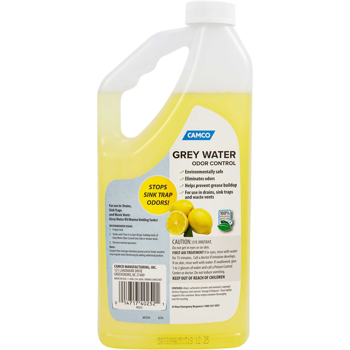 Camco TST Grey Water Odor Control - Image 2 of 2