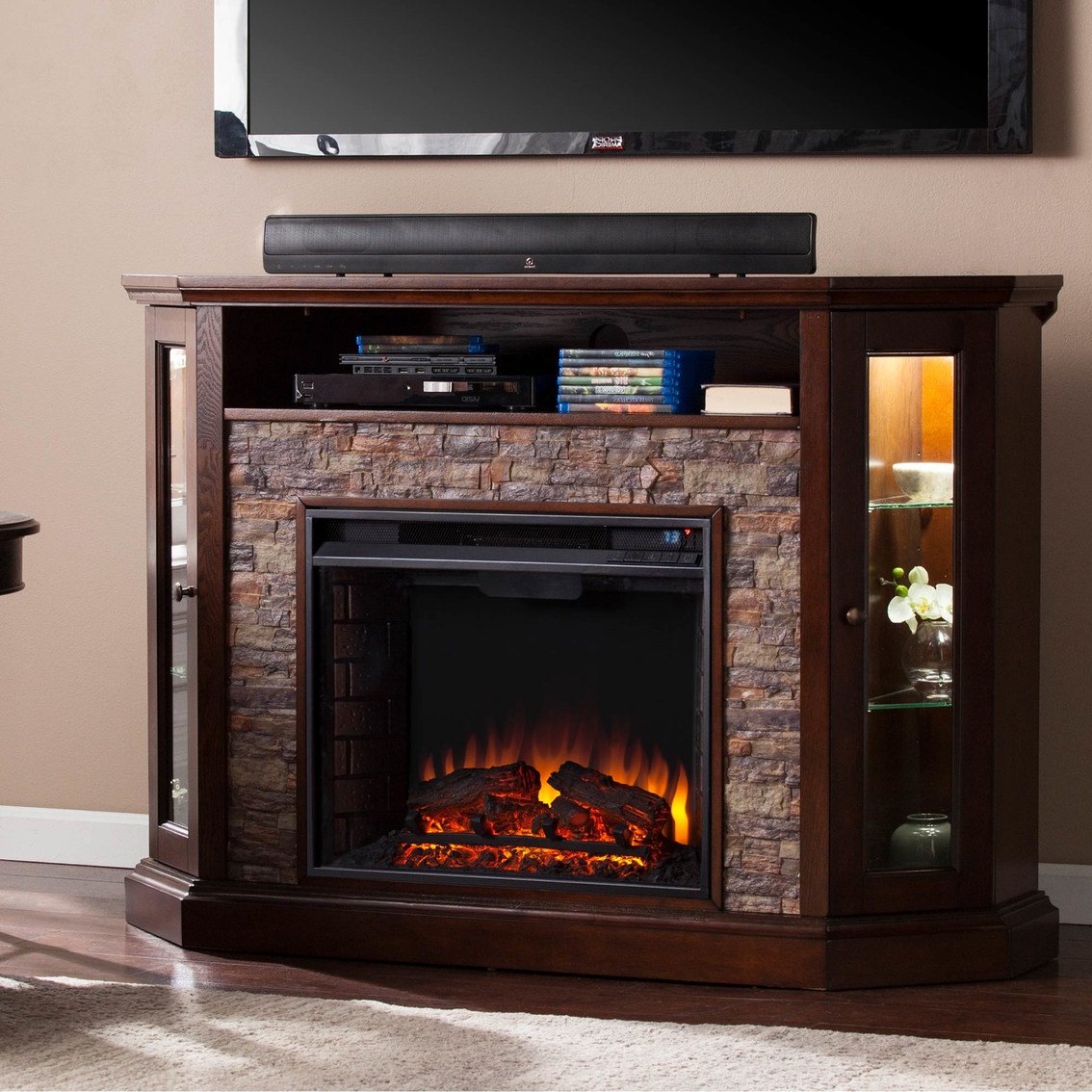 Southern Enterprises Redden Media Fireplace - Image 4 of 4