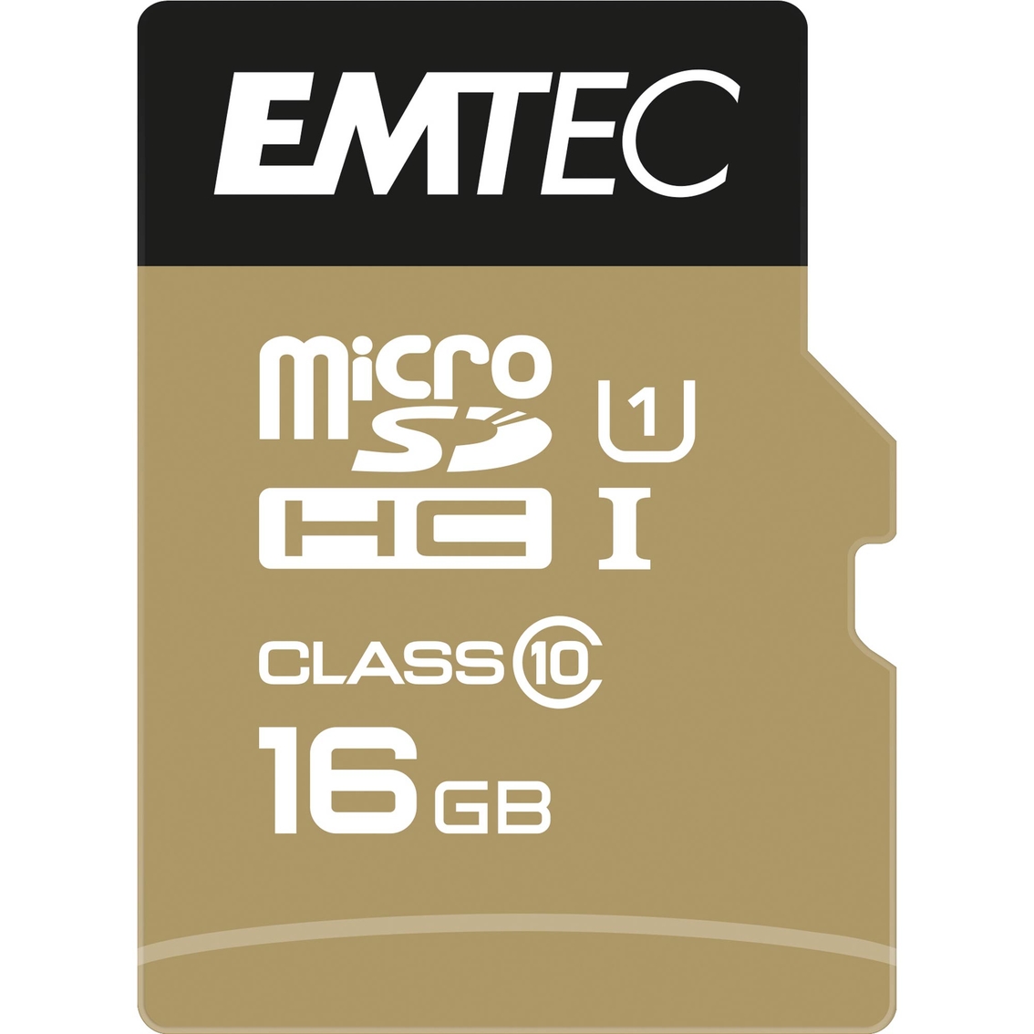 EMTEC 16GB MicroSD Class 10 UHS1 U1 with SD Adapter