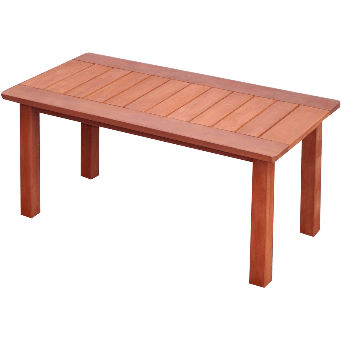 CorLiving Miramar Hardwood Outdoor Coffee Table - Image 2 of 4