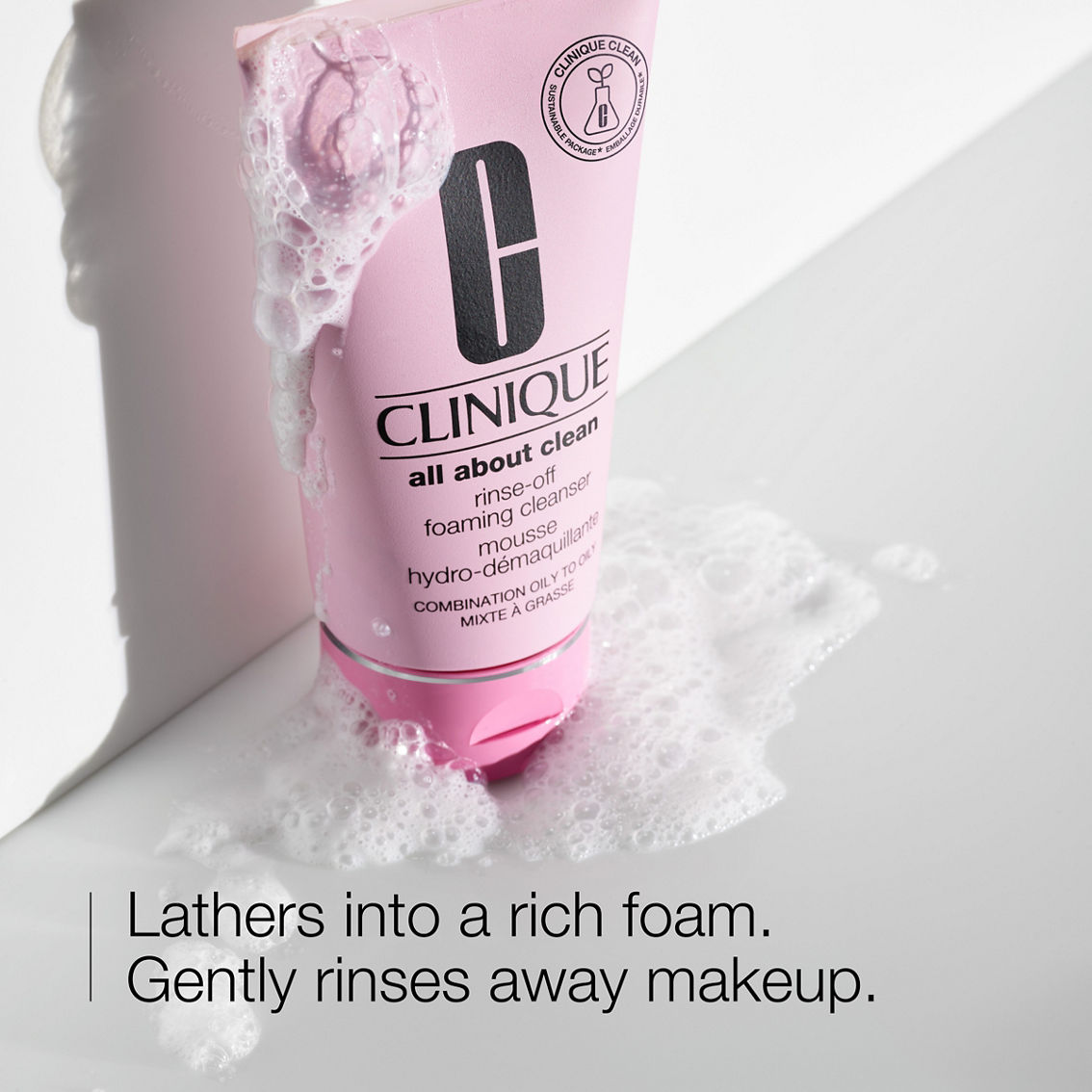 Clinique All About Clean™ Rinse-Off Foaming Cleanser - Image 5 of 9