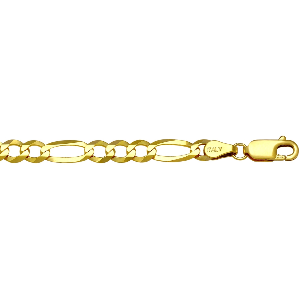 14K 5mm Solid Figaro Chain Necklace 22 in. - Image 2 of 2