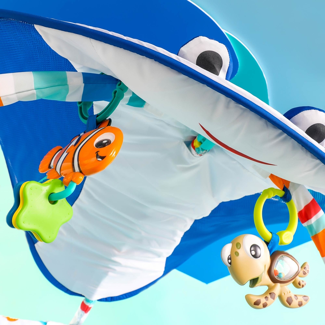 Disney Baby Finding Nemo Mr. Ray's Ocean Lights Gym - Image 10 of 10
