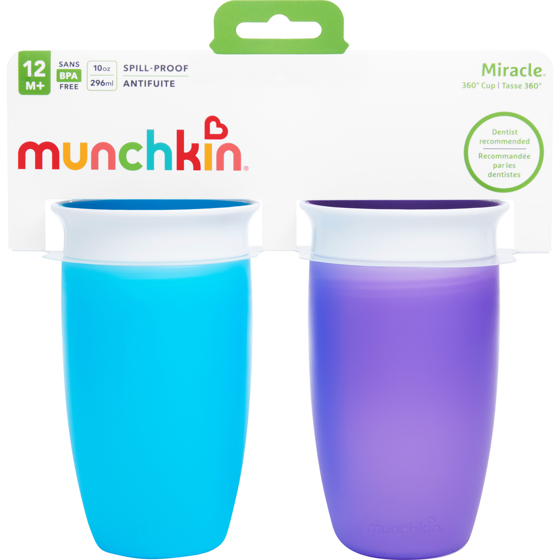 Munchkin Miracle 360 Sippy Cup 10 oz. 2 pk.