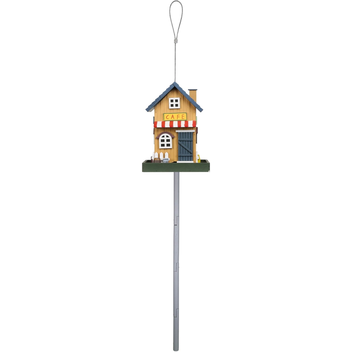 Alpine Hanging Cafe 9 in. Tall Bird Feeder - Image 4 of 10
