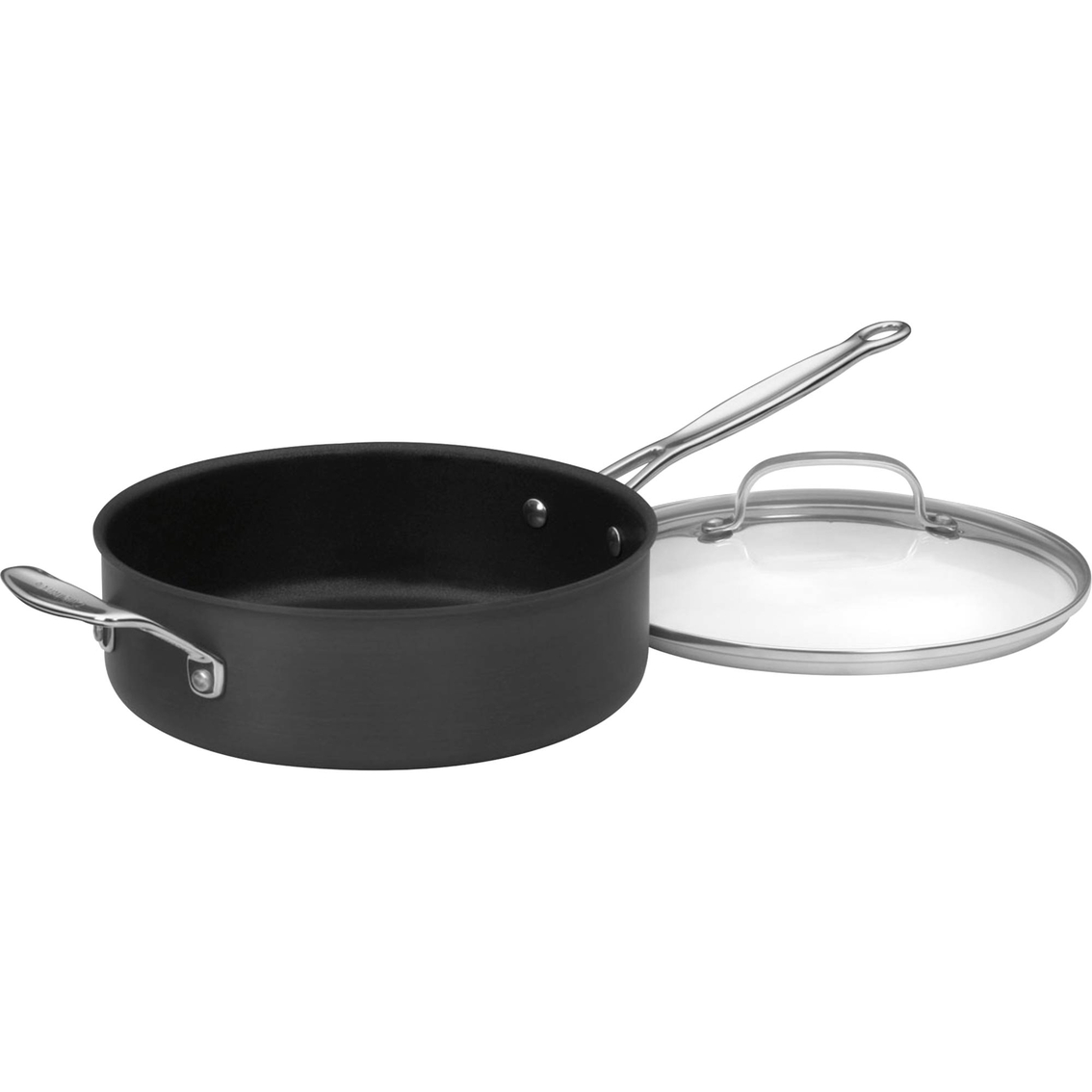Cuisinart Chef's Classic Nonstick Hard Anodized 5.5 qt. Covered Saute Pan