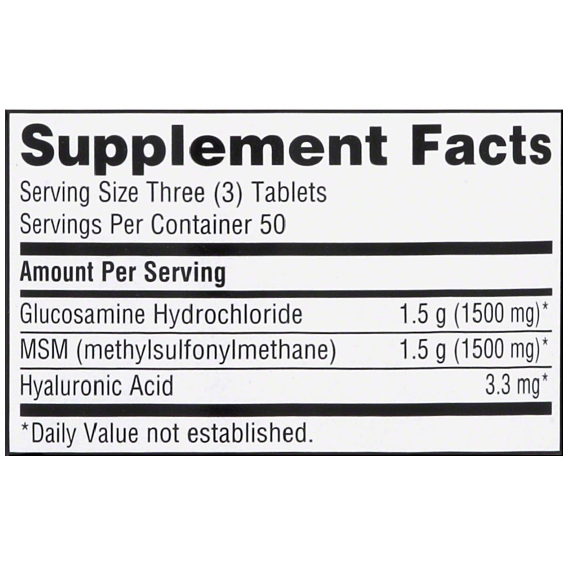 Schiff 150mg Glucosamine Plus MSM Joint Supplements 150 ct. - Image 2 of 2