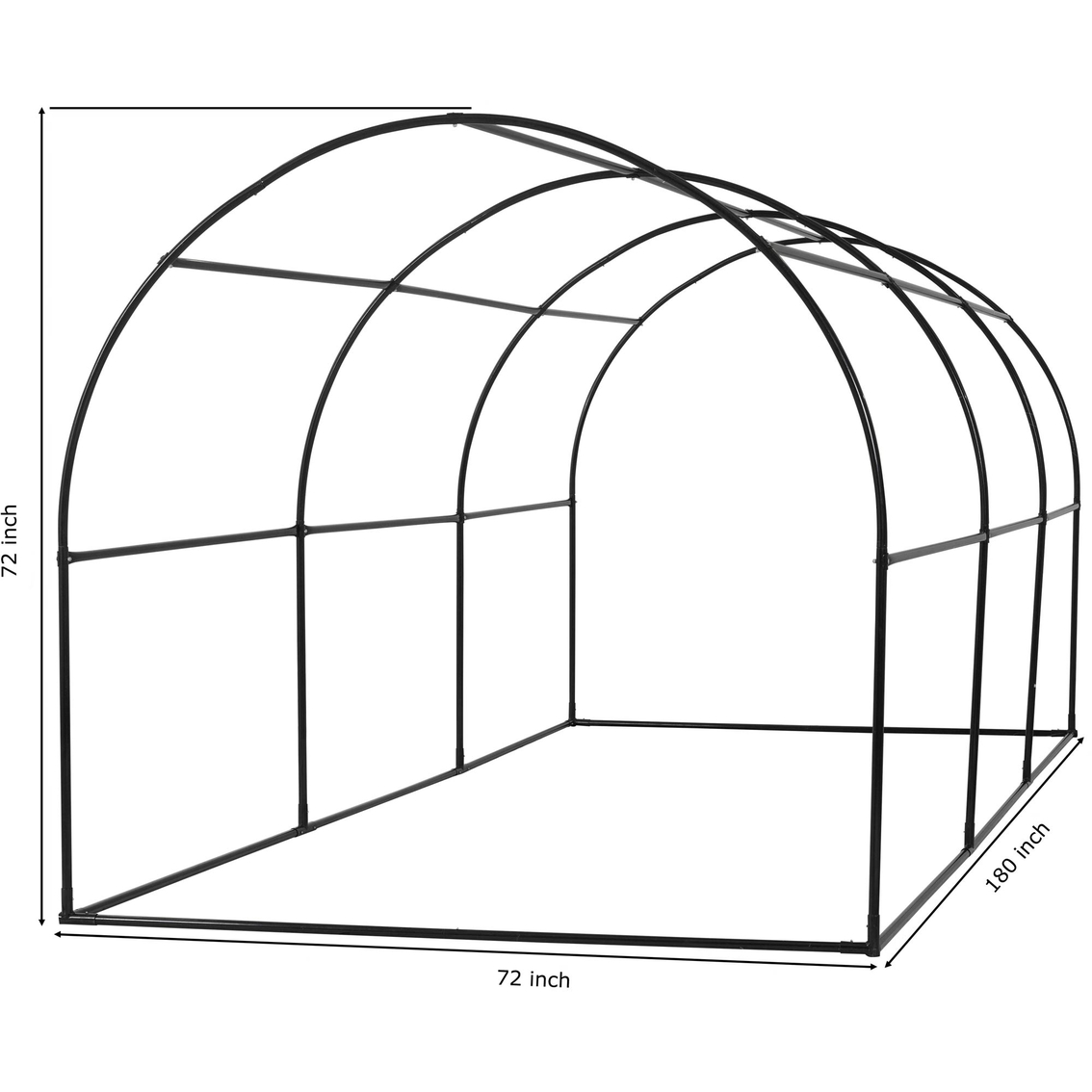 Ogrow Two Door Walk In Tunnel Greenhouse With Ventilation - Image 5 of 8