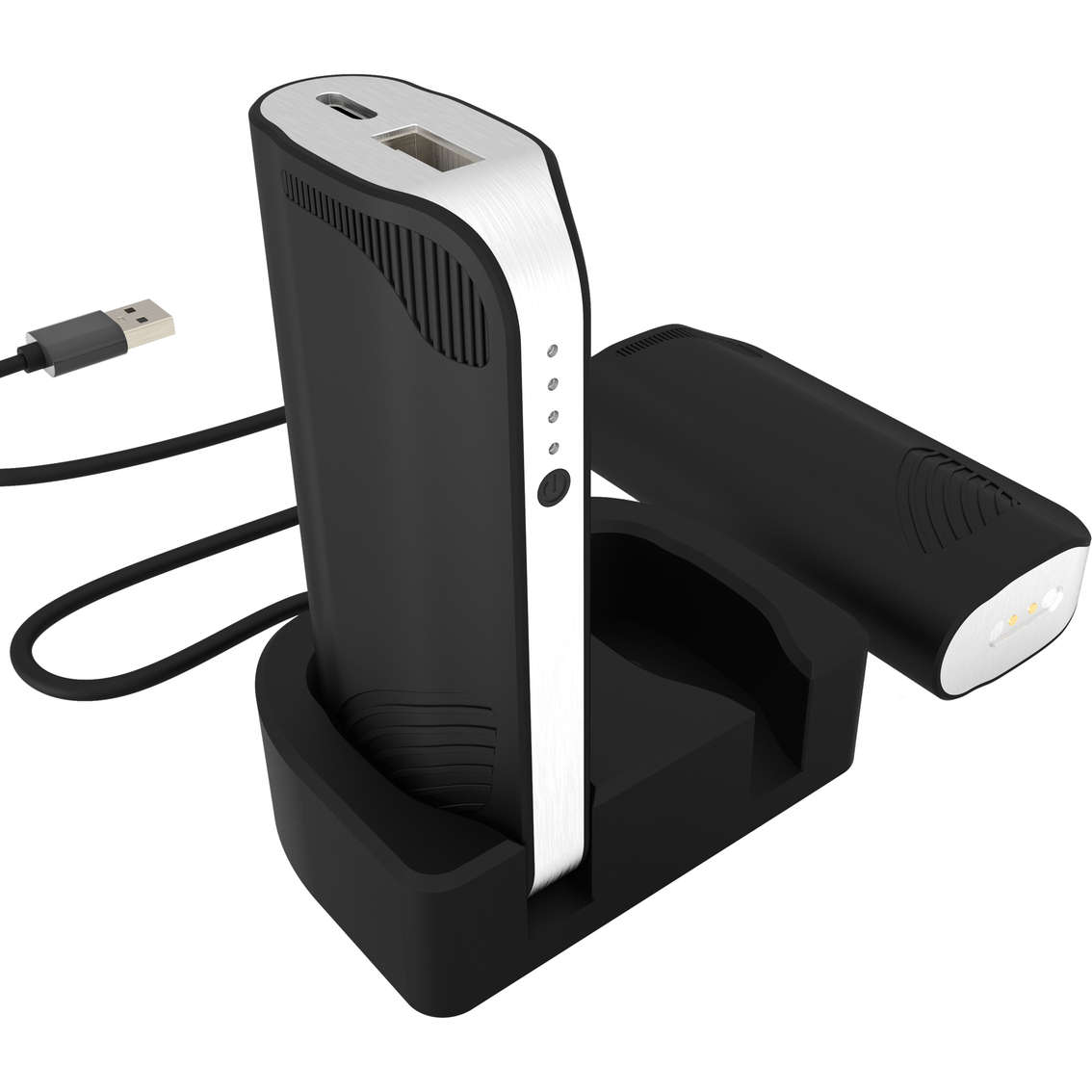 Digipower Twin Power Banks with Wireless Charging Station - Image 2 of 2