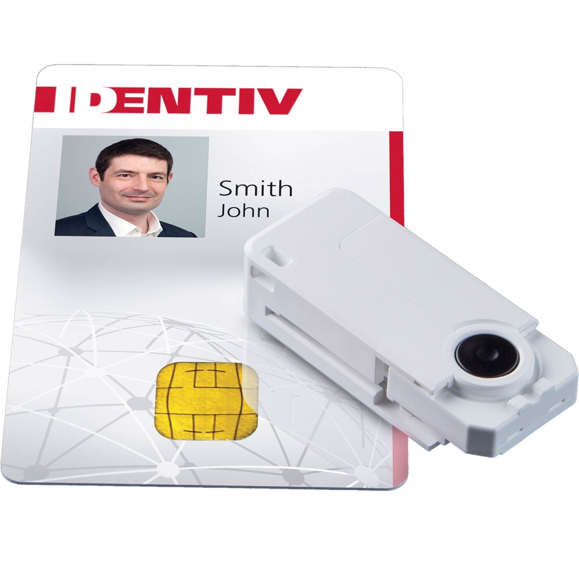 Identiv SmartFold SCR3500 USB A Smart Card Reader - Image 2 of 2