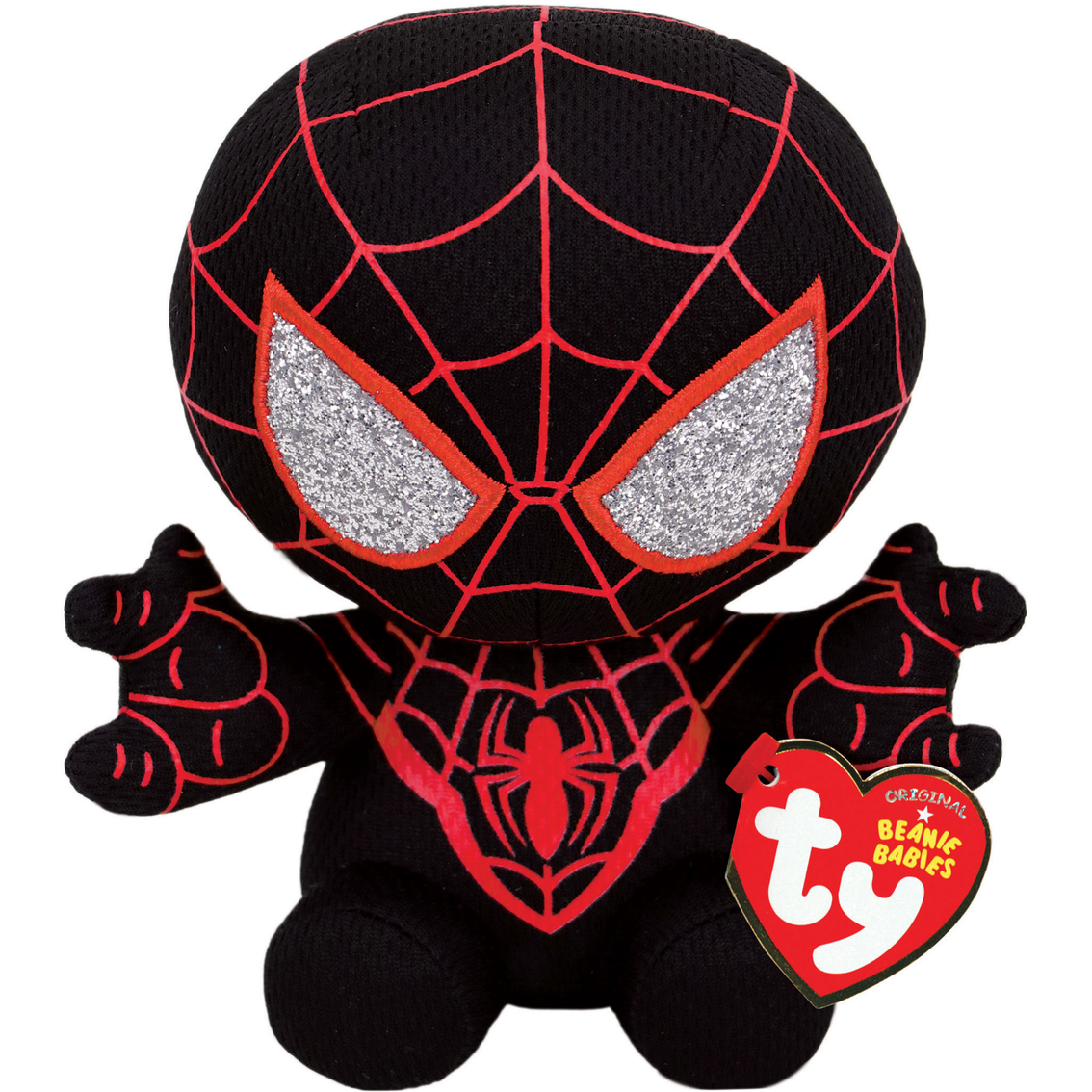 Ty Original Beanie Babies Miles Morales Spider-Man Plush