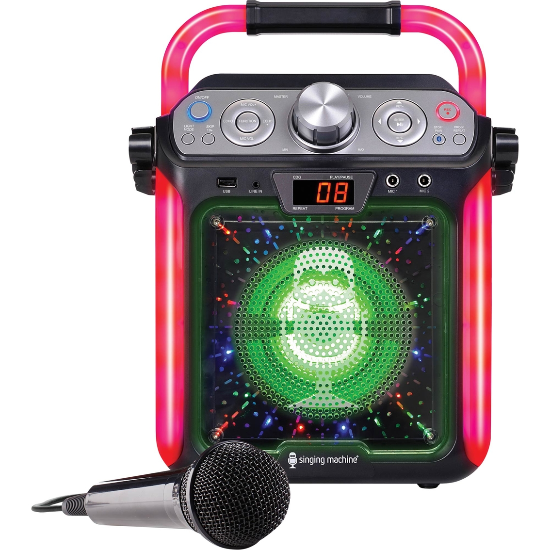 Singing Machine Groove Cube CDG Bluetooth Karaoke System - Image 2 of 2