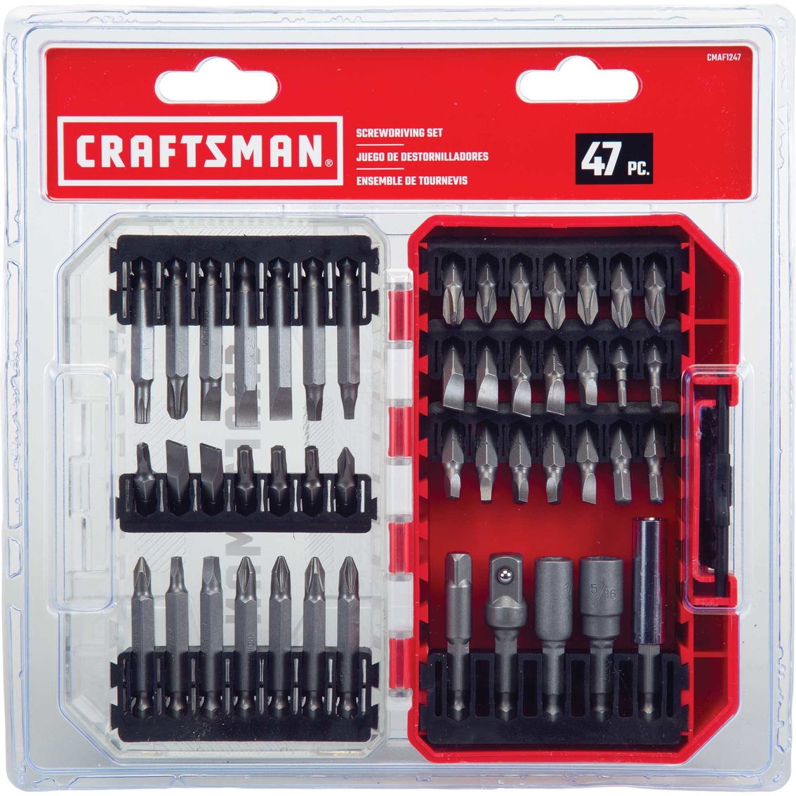 CRAFTSMAN 47 PC Hex Shank Screwdriver Bit Set - Image 5 of 5