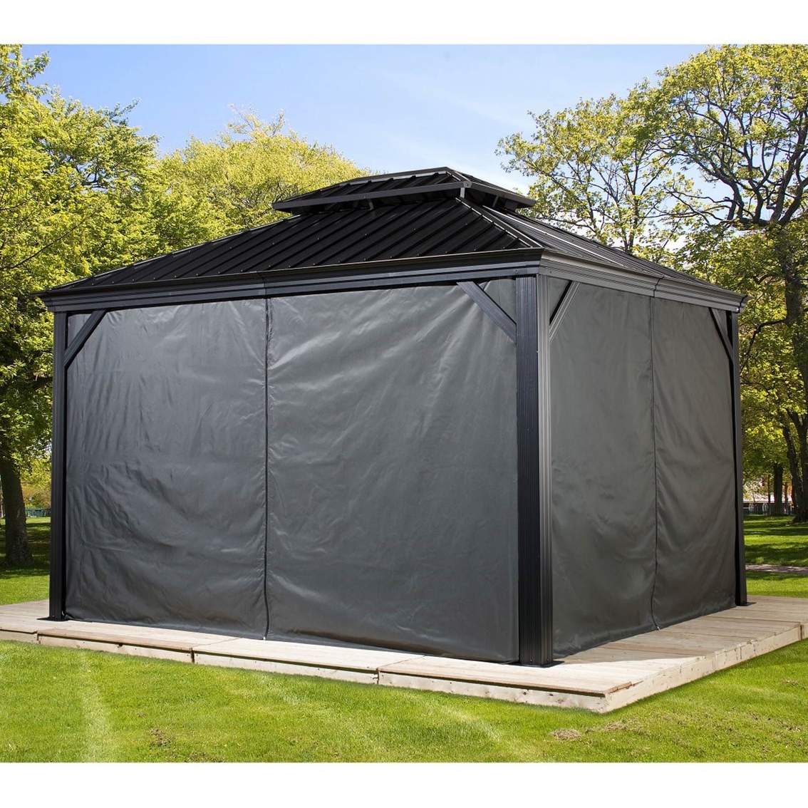 ShelterLogic Curtians for Meridien 10 x 14 ft. Gazebo - Image 2 of 2