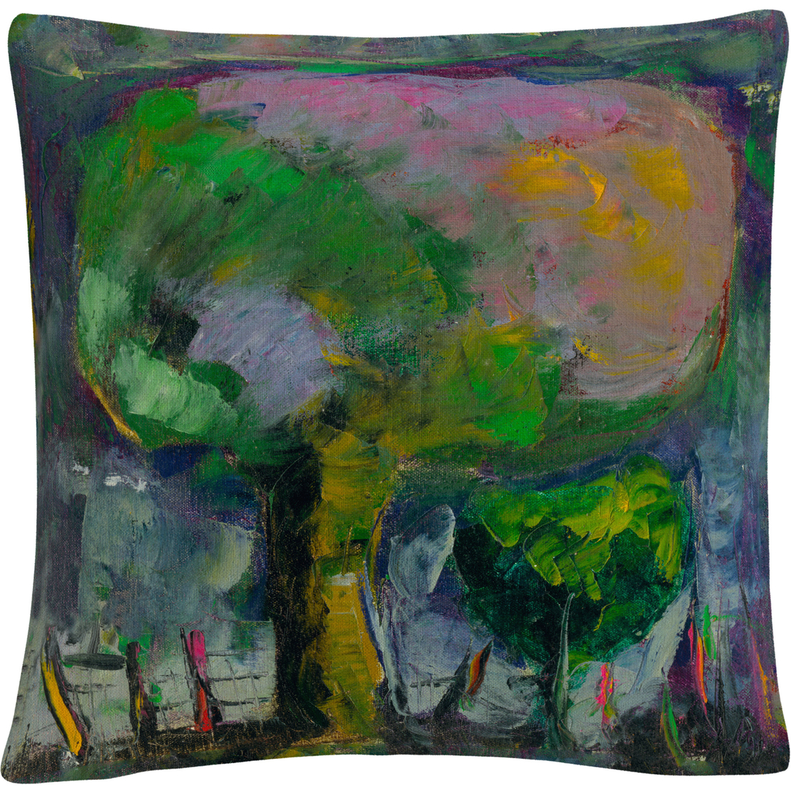 Trademark Fine Art Boyer Manzano De Noche Decorative Throw Pillow