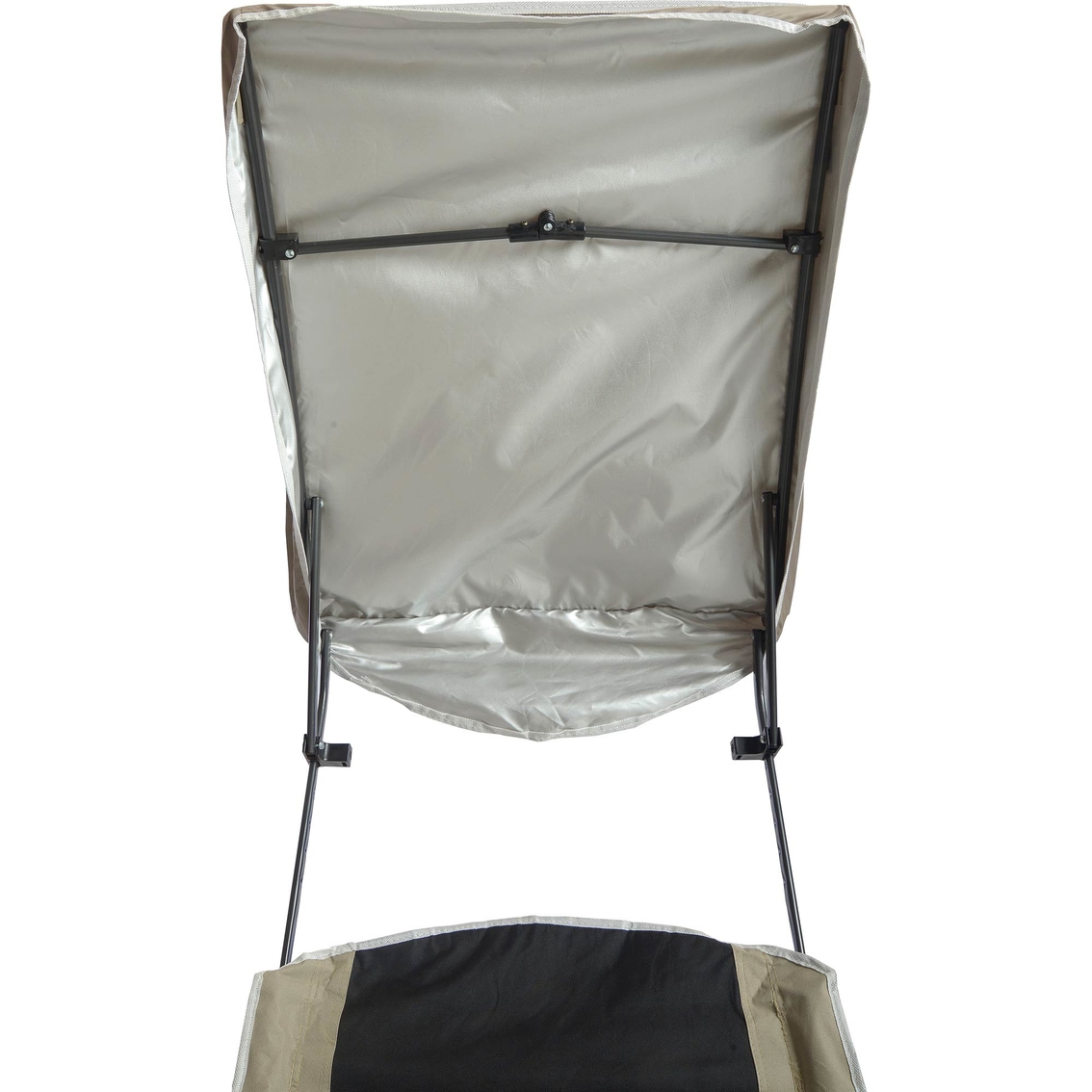 Pro Comfort High Back Shade Folding Chair - Tan/Black - Image 5 of 9