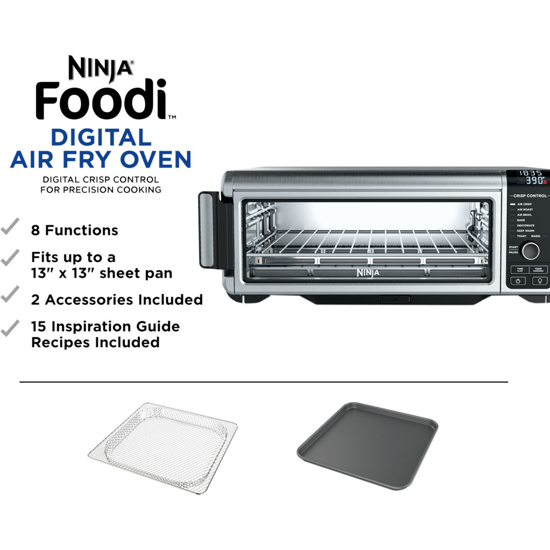 The Ninja Foodi Digital Air Fry Oven - Image 6 of 10