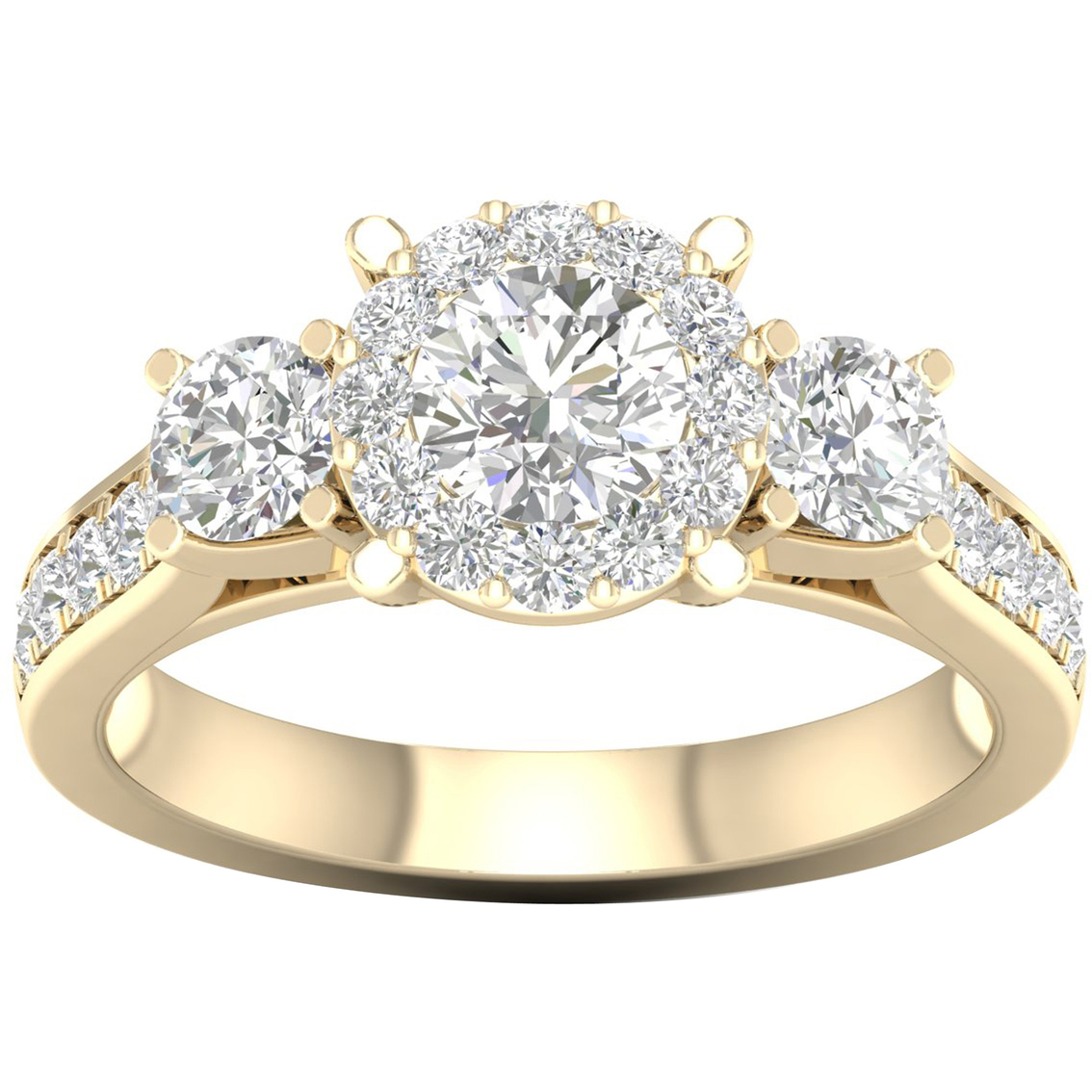 Endless Diamonds 14K Gold 1 3/4 CTW Diamond Engagement Ring