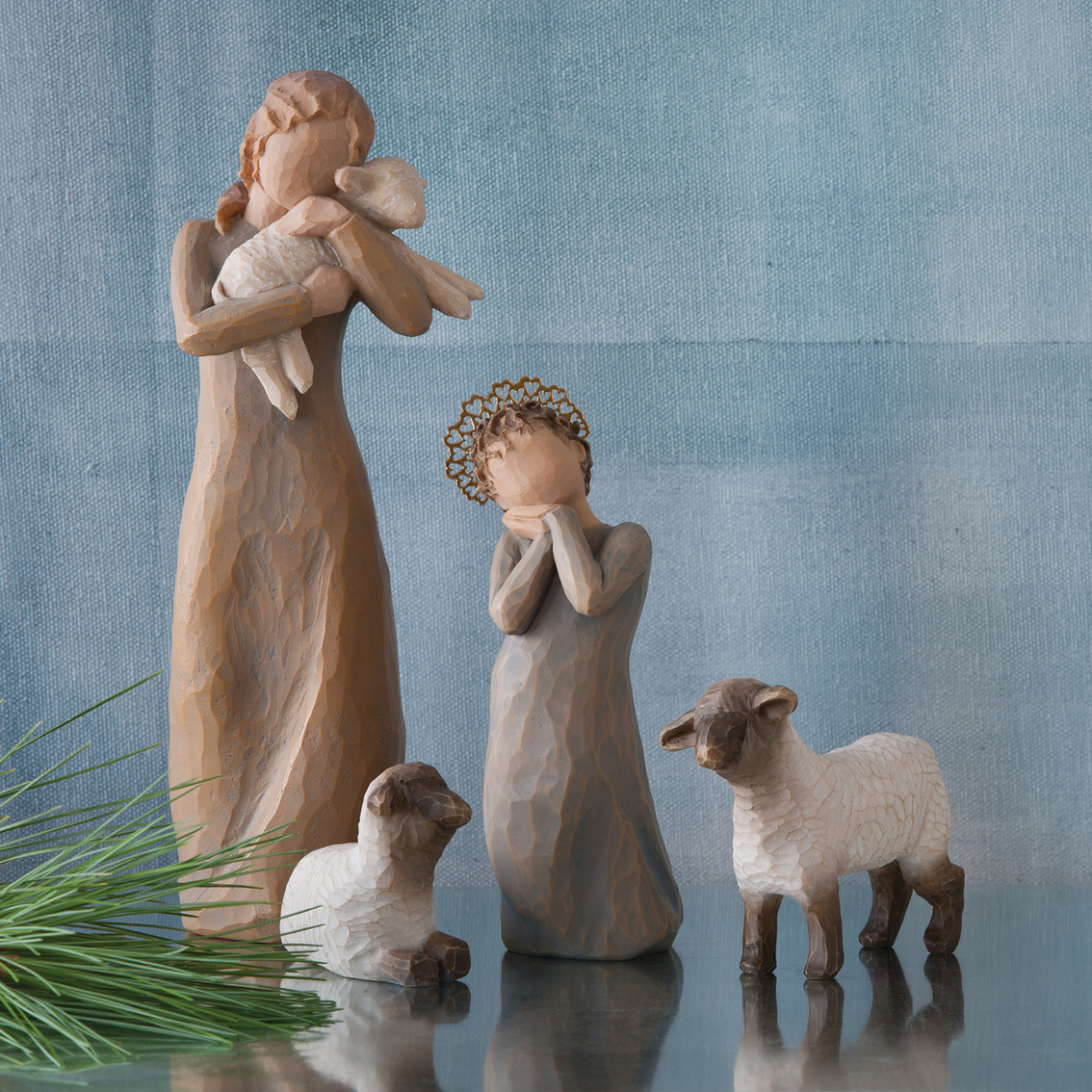 Willow Tree Little Shepherdess for Nativity Figurines - Image 3 of 3