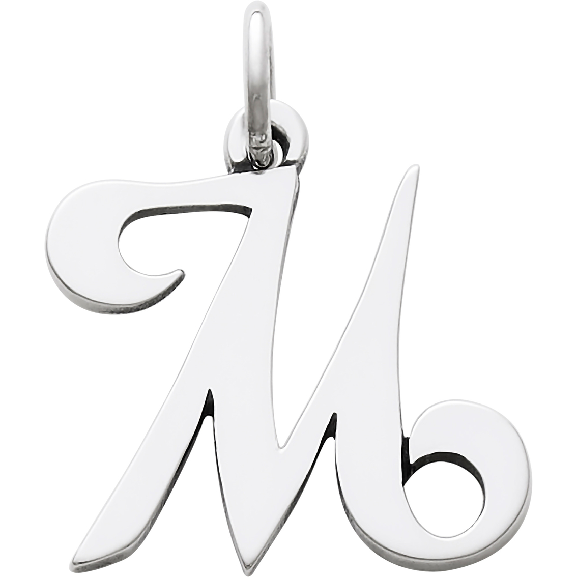 James Avery Large Script Initial M Charm