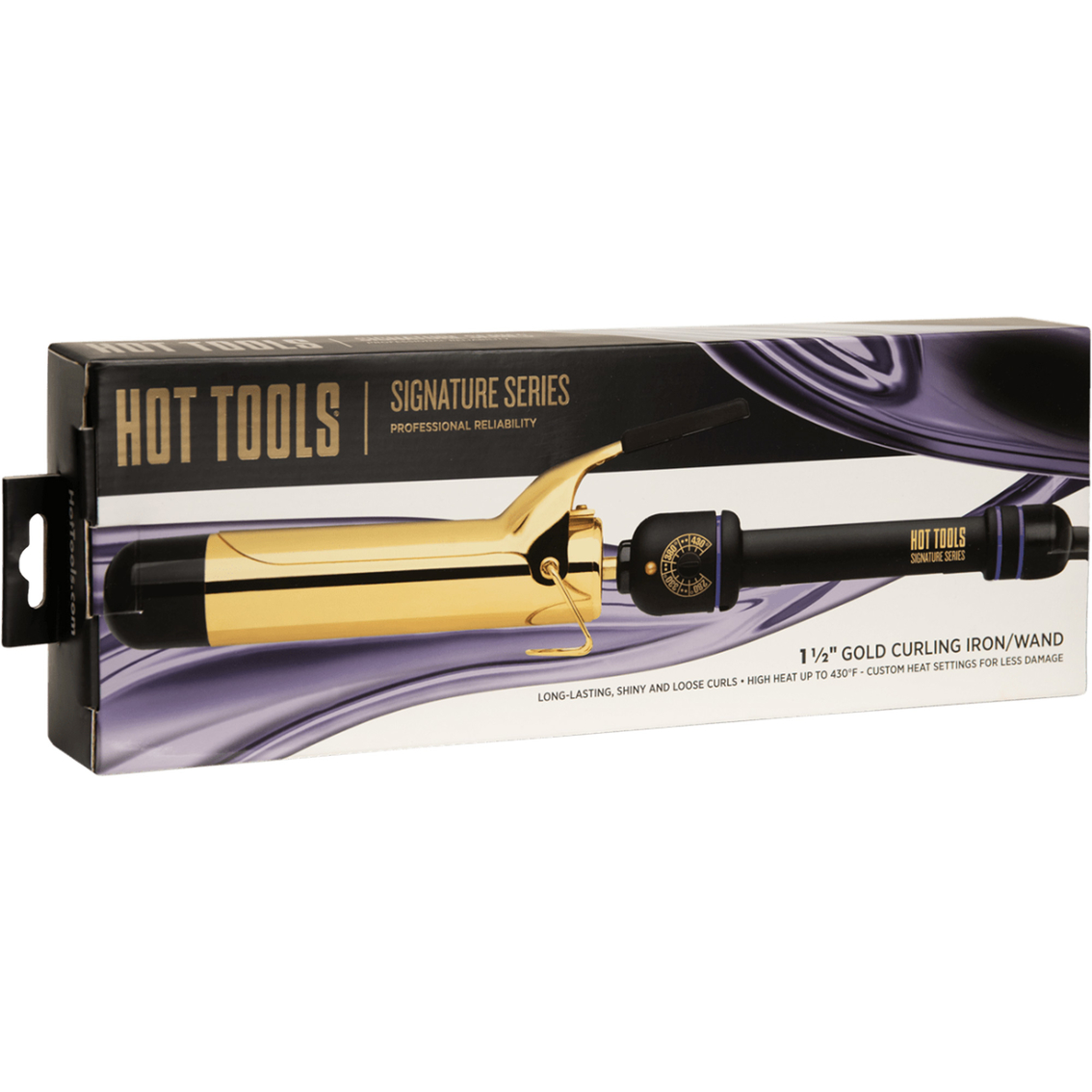 Hot Tools Signature Series 1.25 in. Gold Curling Iron Wand - Image 5 of 5