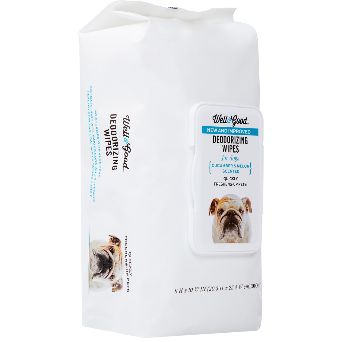 Well & Good Cucumber Melon Deodorizing Dog Wipes 100 pk. - Image 2 of 4