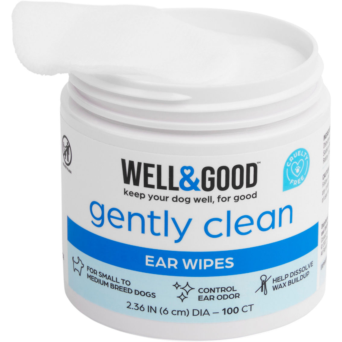 Well & Good Small Dog Ear Wipes 100 pk. - Image 4 of 4