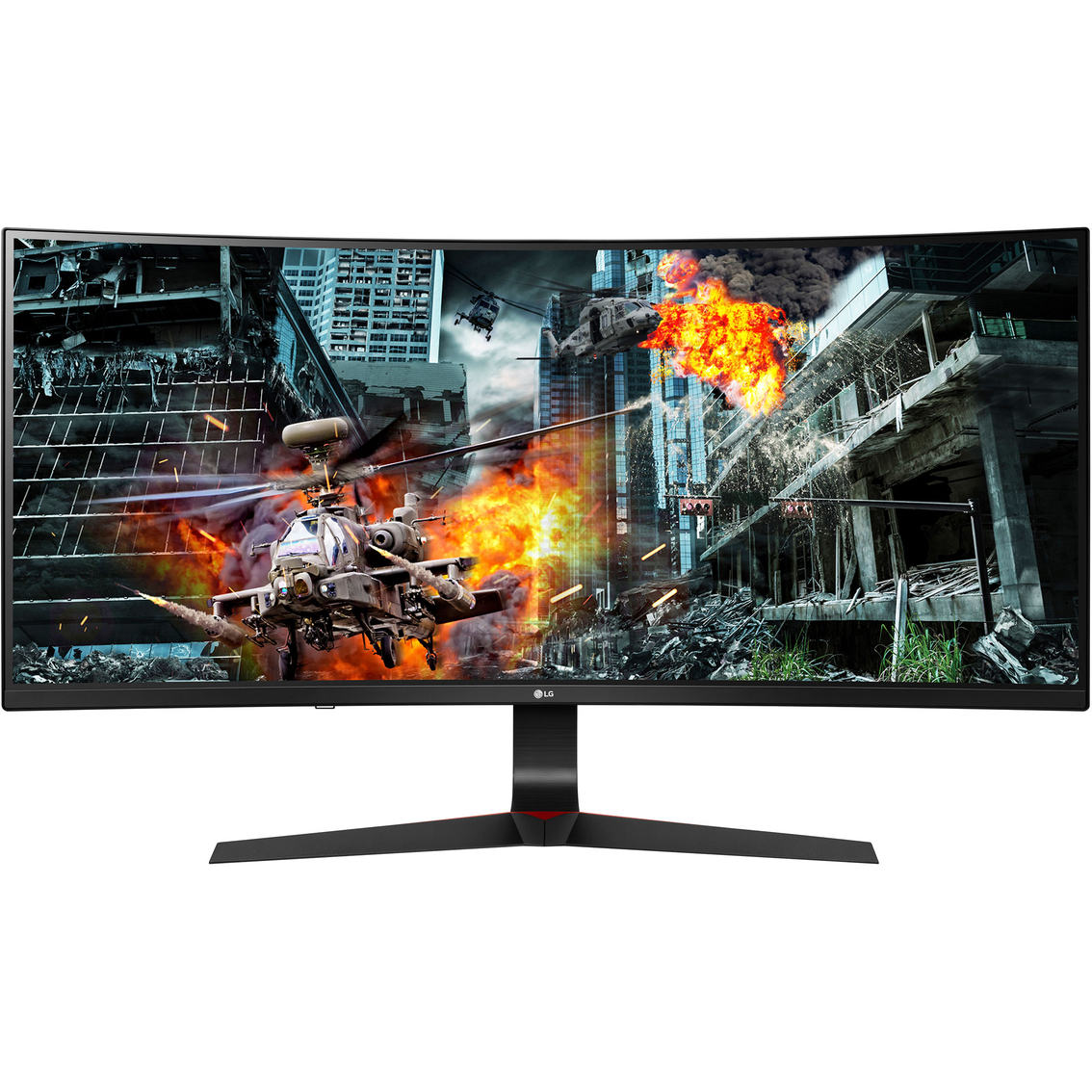 LG 34 in. 144Hz Curved WFHD IPS UltraWide Gaming Monitor 34GL750-B - Image 1 of 10