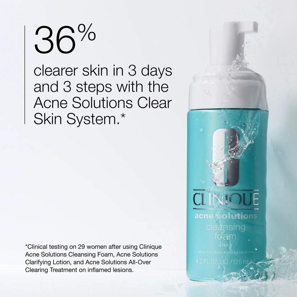 Clinique Acne Solutions Cleansing Foam - Image 2 of 5