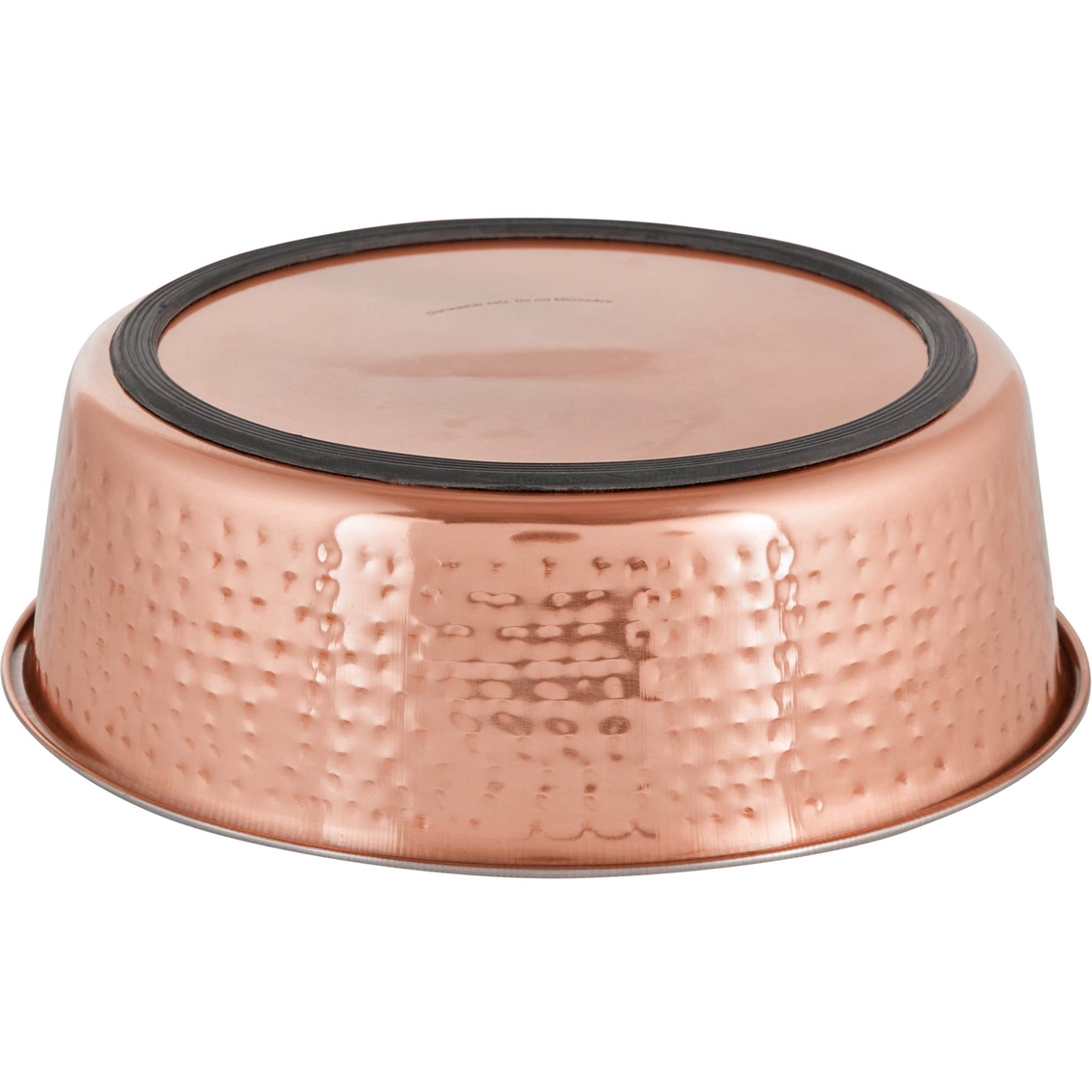 Harmony Copper Plated and Hammered Stainless Steel Dog Bowl - Image 2 of 2