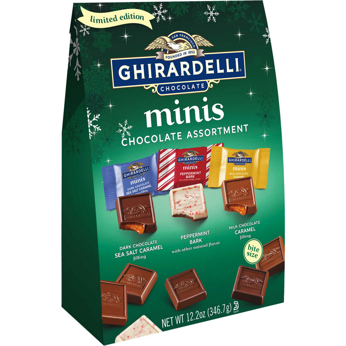 Ghirardelli Assorted Holiday Minis XL Bag 12.2 oz.