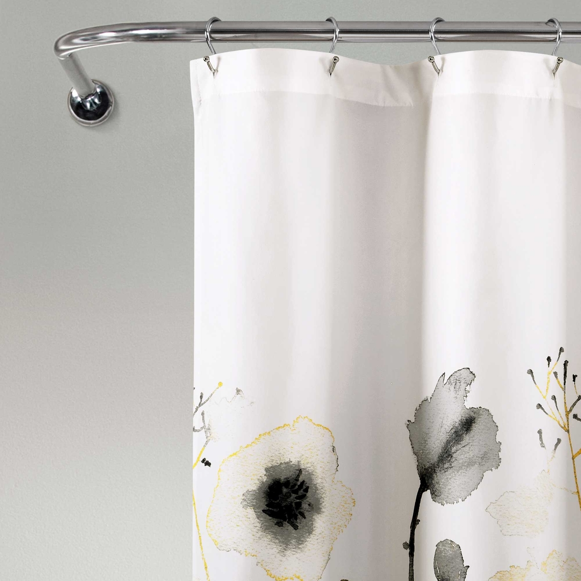 Lush Decor Single Zuri Flora Shower Curtain 72 X 72 in. - Image 2 of 5