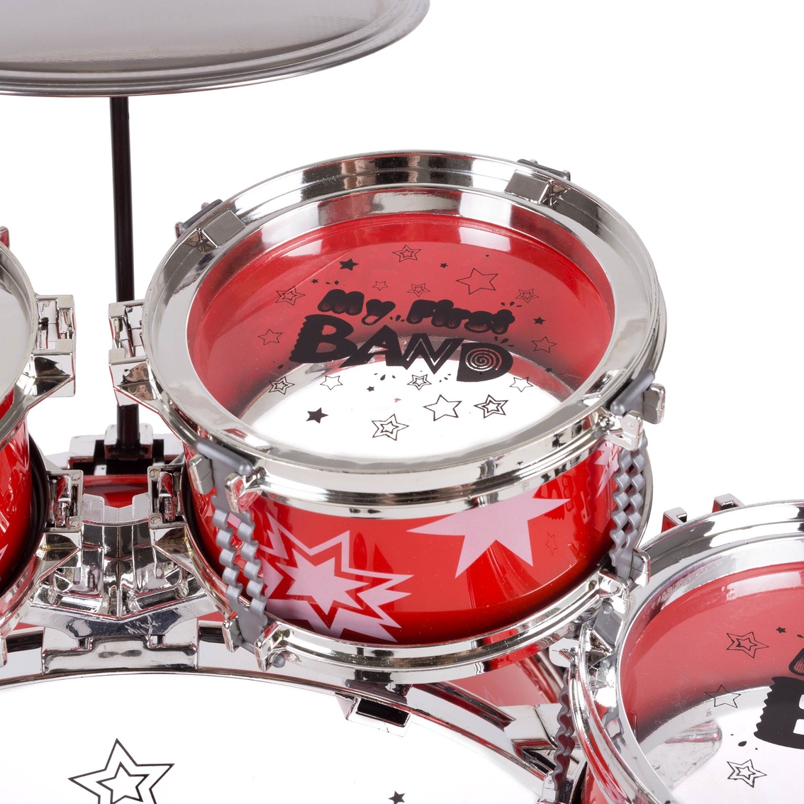 Hey! Play! Toy Drum Set - Image 4 of 7
