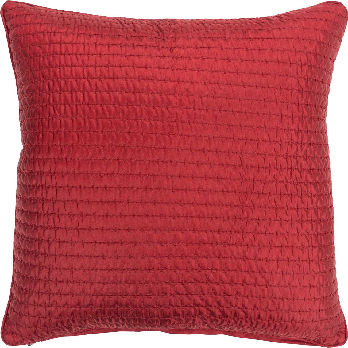 Rizzy Home Solid Deep Red Polyester Filled Pillow - Image 1 of 5