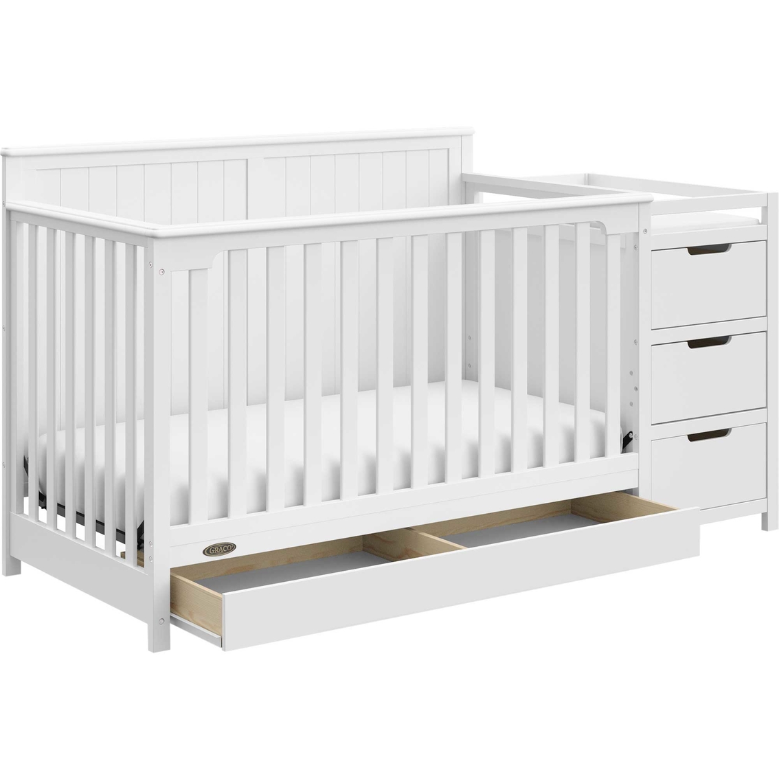 Graco Hadley Crib and Changer with Drawer - Image 3 of 10