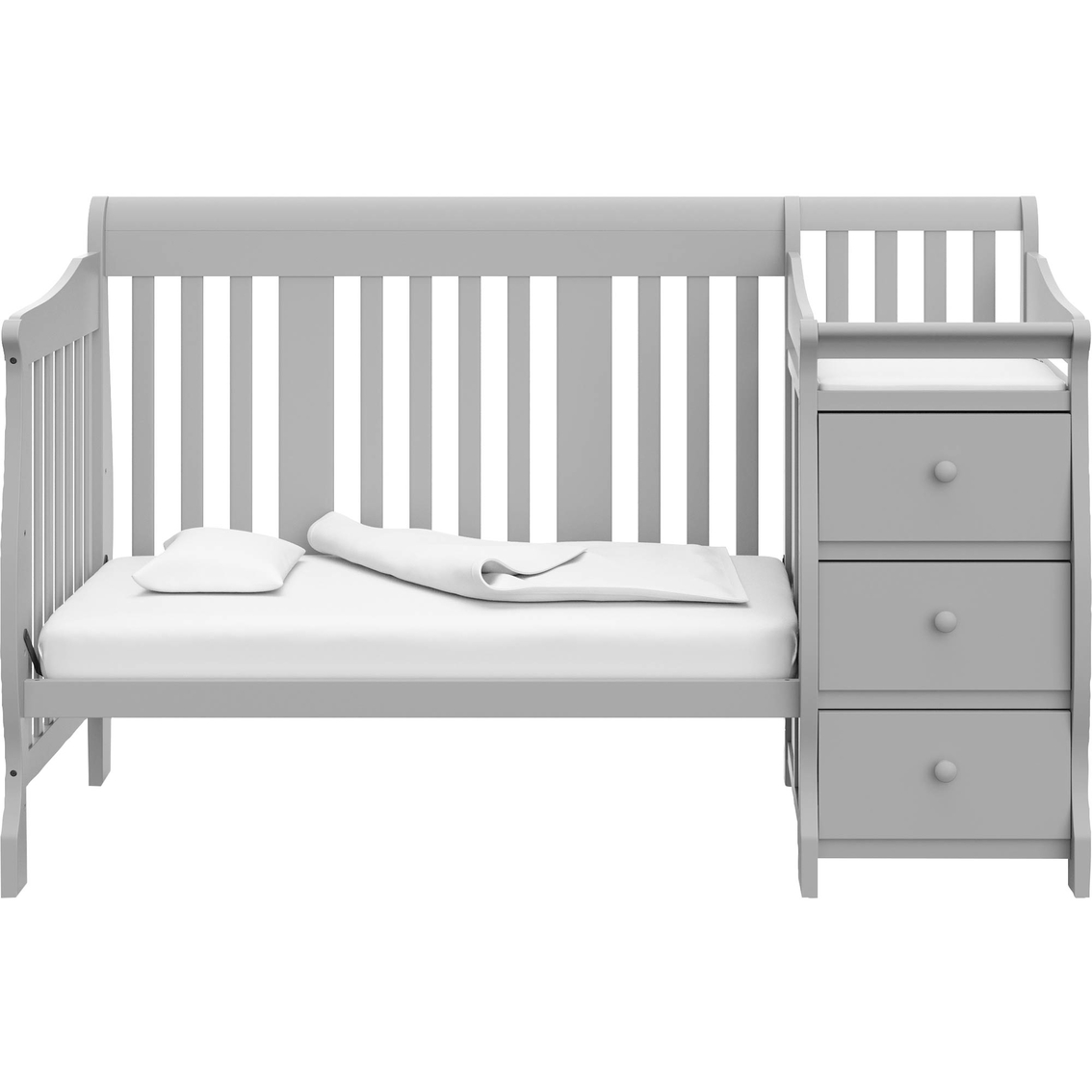 Storkcraft Portofino 4 in 1 Convertible Crib and Changer - Image 4 of 9