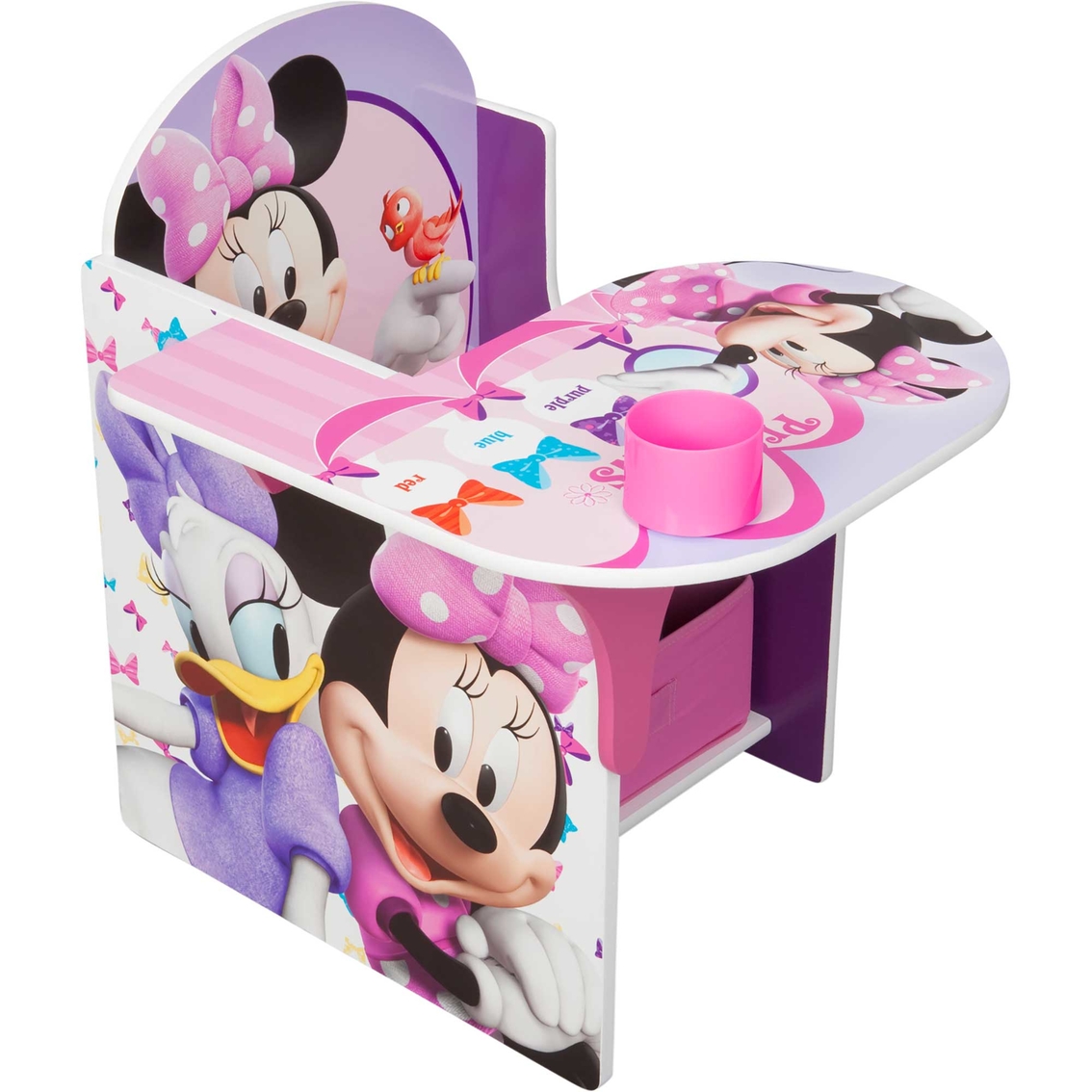 Delta Children Disney Minnie Mouse Chair Desk With Storage Bin - Image 2 of 3