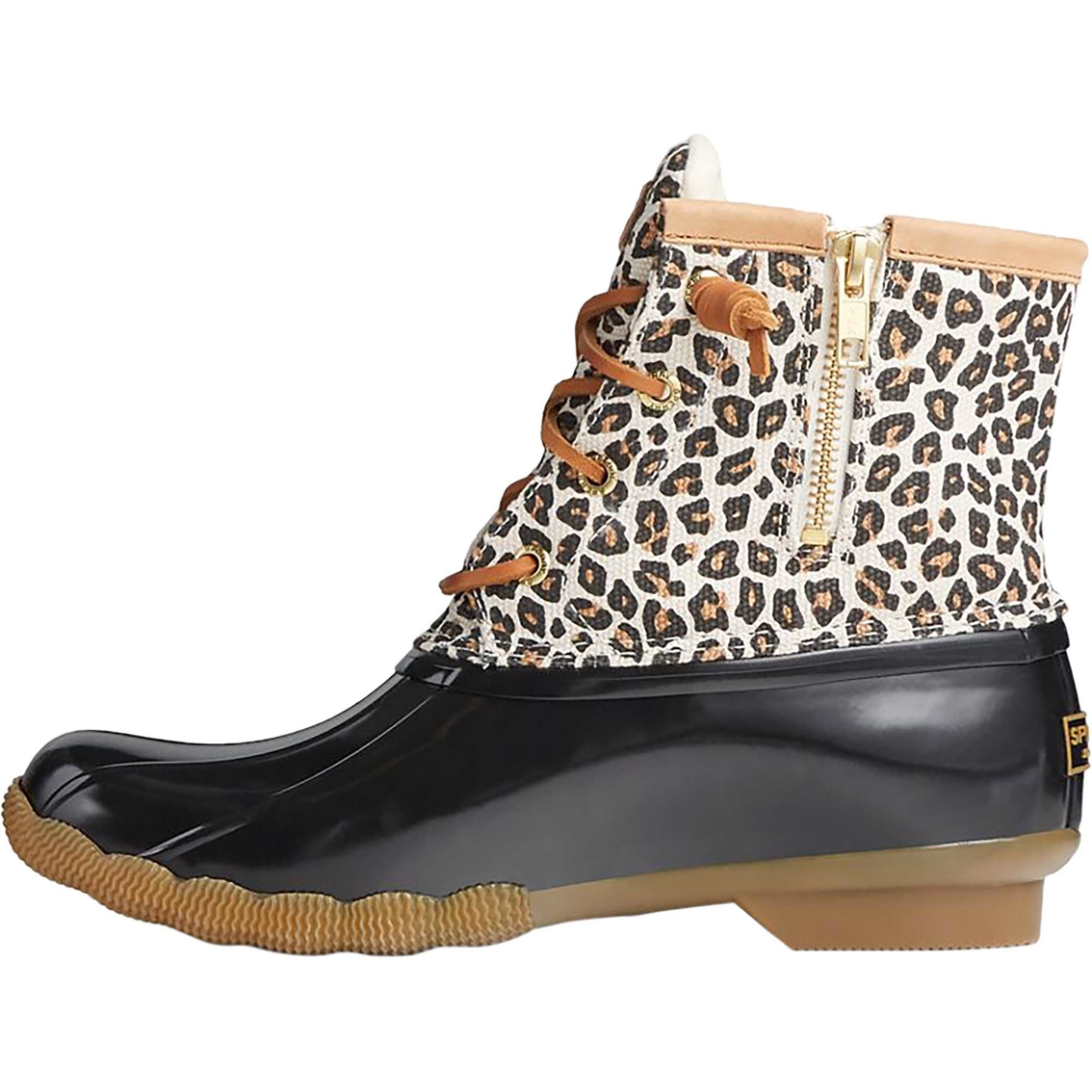 Sperry Saltwater Animal Print Rain Boots - Image 3 of 5