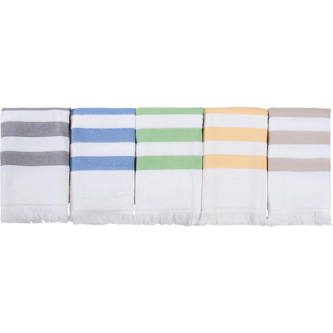 Ozan Premium Home Mediterranean Pestemal 100% Turkish Cotton Beach Towel - Image 3 of 8