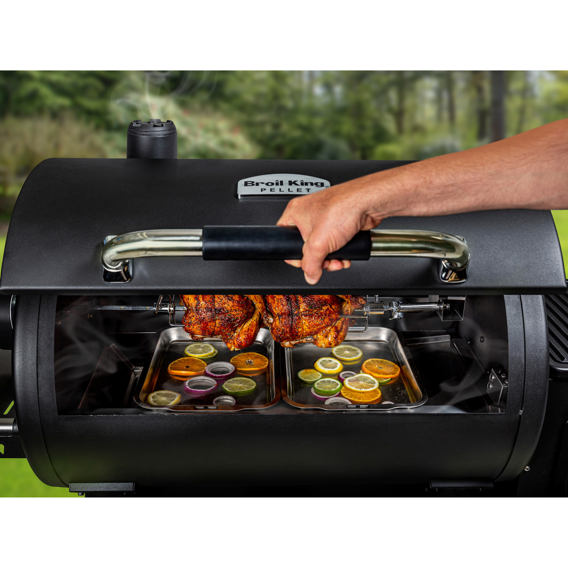 Broil King Regal WiFi Controlled Pellet 500 Grill - Image 7 of 10