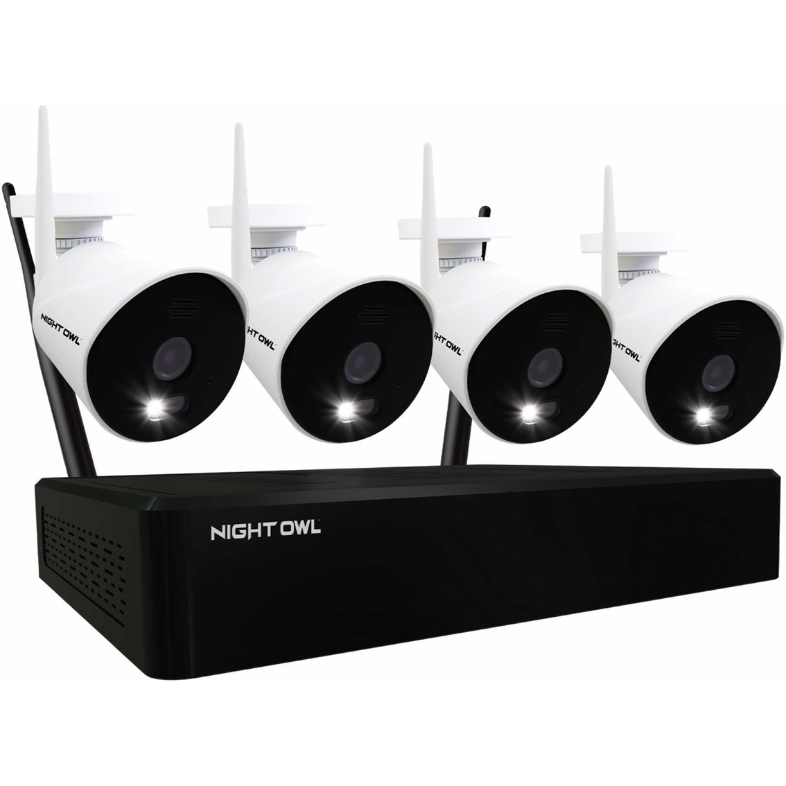 Night Owl Expandable 10 Channel Wi-Fi NVR with 4 Spotlight Cameras and 1TB HDD - Image 1 of 6