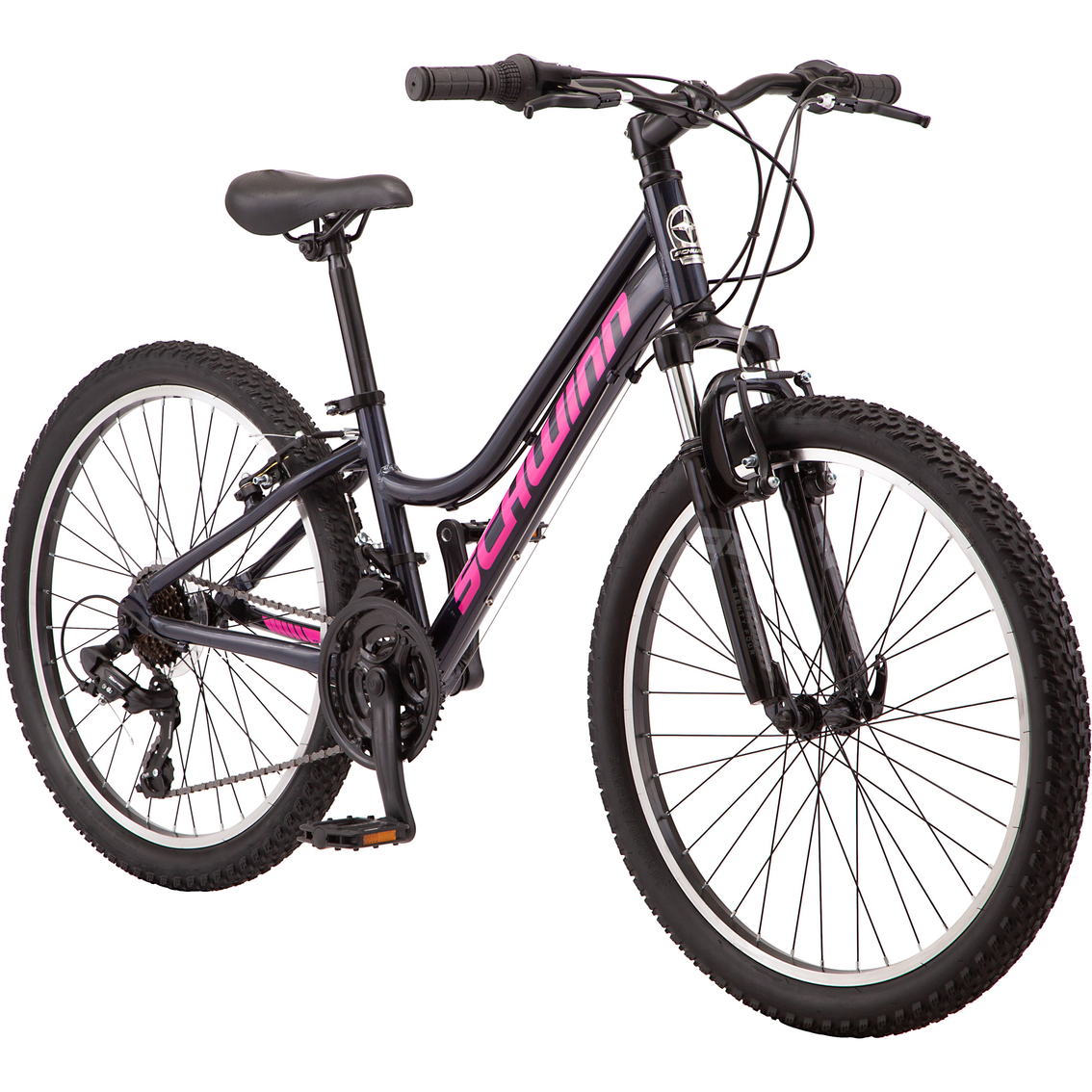 Schwinn Girls Timber Trail AL 24 in. Front Suspension Mountain Bike - Image 2 of 5