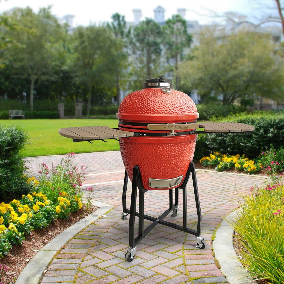 Vision Grills Classic Series Ceramic Kamado Grill - Image 7 of 8