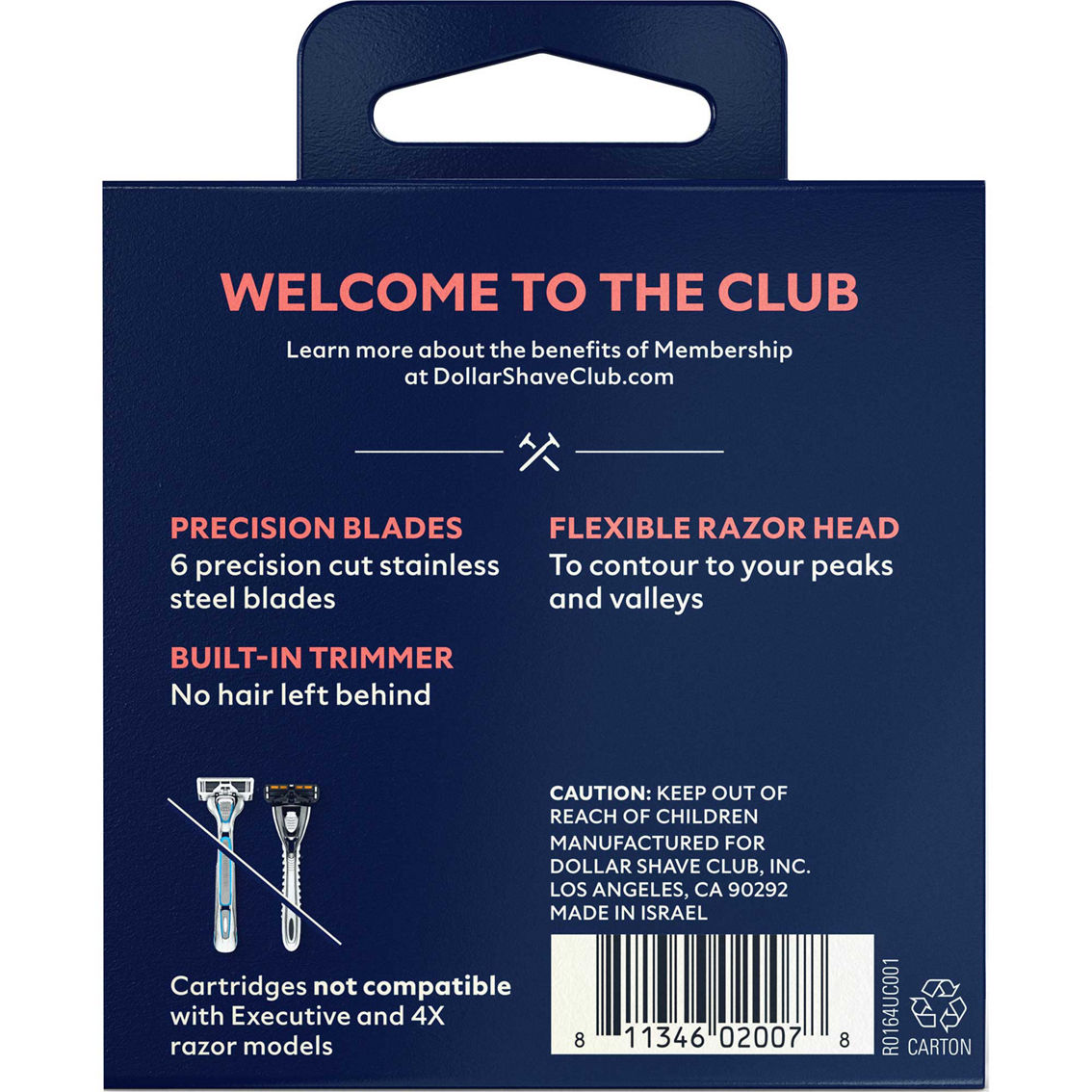 Dollar Shave Club 6 Blade Razor Refill Cartridges - Image 2 of 2