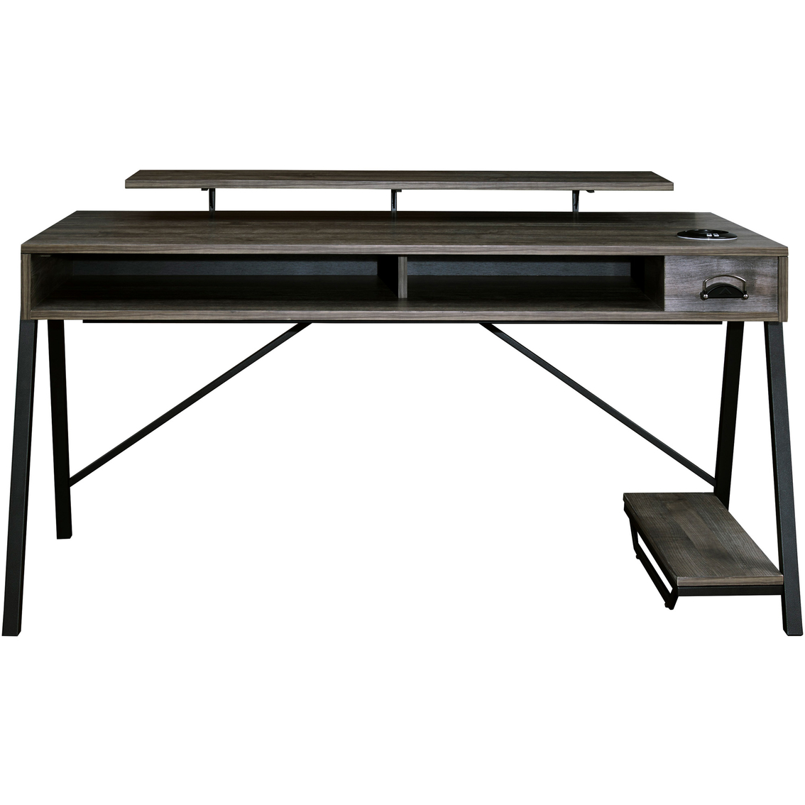 Signature Design by Ashley Barolli Gaming Desk with Monitor Stand - Image 2 of 8
