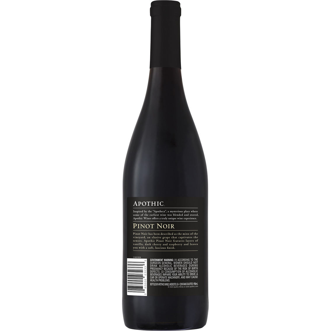 Apothic Pinot Noir 750ml - Image 2 of 2
