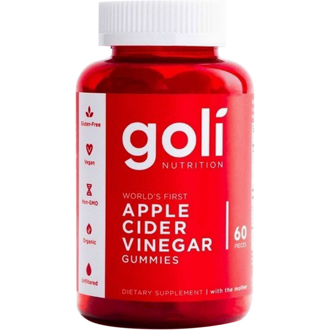 Goli Nutrition Apple Cider Vinegar Gummies 60 ct.