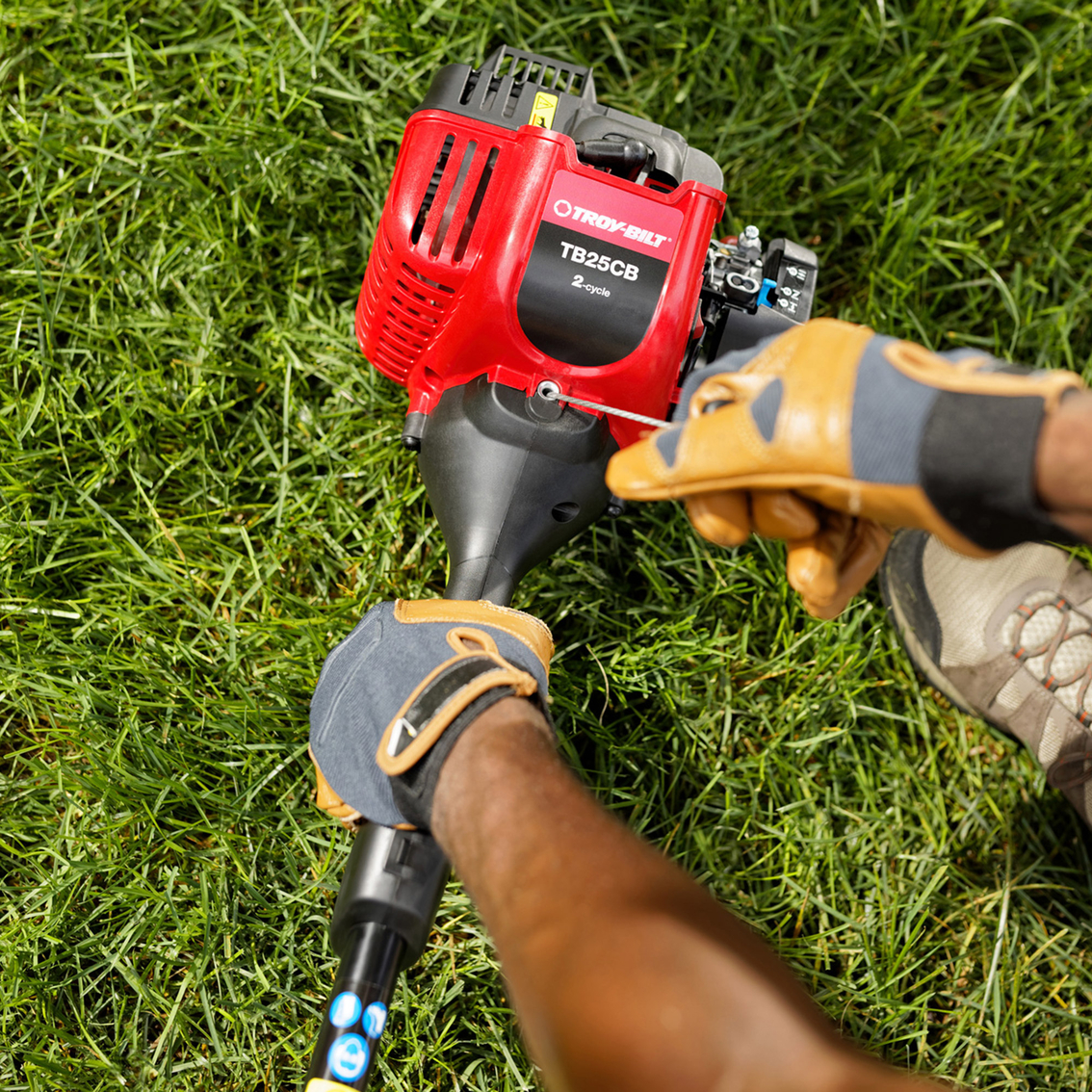 Troy-Bilt 16 in. Curved Shaft String Trimmer - Image 3 of 4