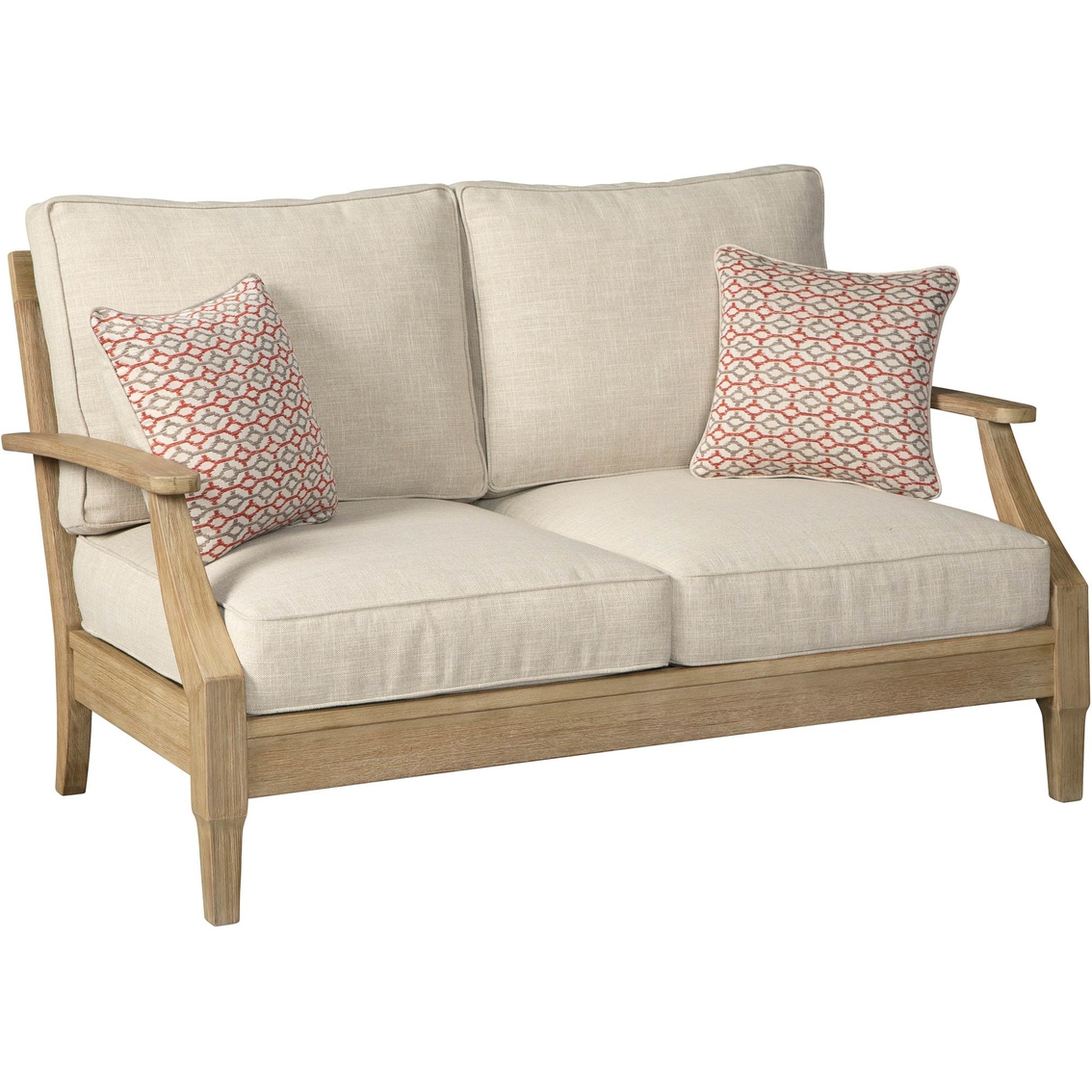 Signature Design by Ashley Clare View 4 pc. Outdoor Sofa and Loveseat Set - Image 4 of 7