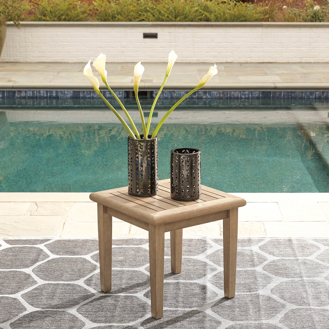 Signature Design by Ashley Clare View 4 pc. Outdoor Sofa and Loveseat Set - Image 7 of 7